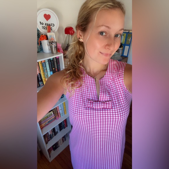 SAILOR-SAILOR women’s pink checkered dress - Picture 4 of 6